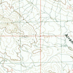 United States Geological Survey Burnett Flats East, MT (1984, 24000-Scale) digital map