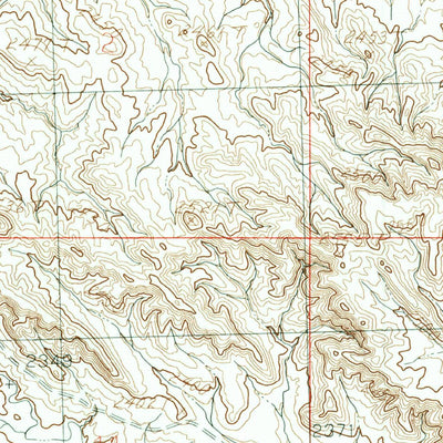 United States Geological Survey Burnett Flats East, MT (1984, 24000-Scale) digital map