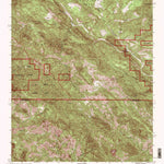 United States Geological Survey Burnett Peak, CA (1995, 24000-Scale) digital map