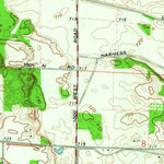 United States Geological Survey Burnettsville, IN (1962, 24000-Scale) digital map