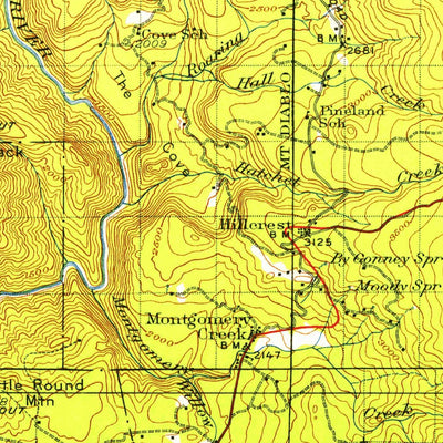 United States Geological Survey Burney, CA (1935, 125000-Scale) digital map