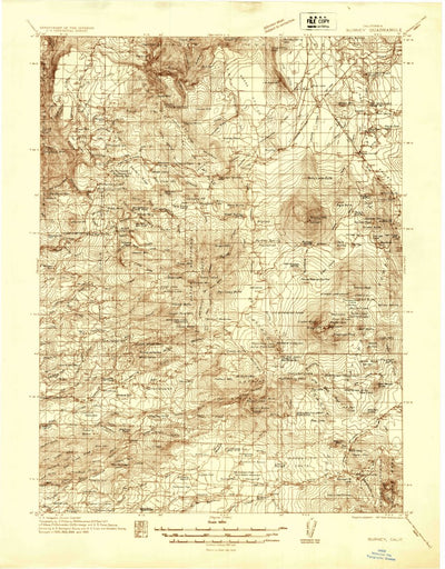 United States Geological Survey Burney, CA (1935, 96000-Scale) digital map
