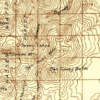 United States Geological Survey Burney, CA (1935, 96000-Scale) digital map