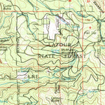 United States Geological Survey Burney, CA (1976, 100000-Scale) digital map