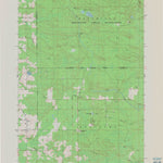 United States Geological Survey Burney Lake, WI (1982, 24000-Scale) digital map