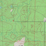 United States Geological Survey Burney Lake, WI (1982, 24000-Scale) digital map