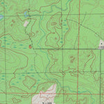 United States Geological Survey Burney Lake, WI (1982, 24000-Scale) digital map