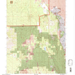 United States Geological Survey Burney Mountain East, CA (1995, 24000-Scale) digital map