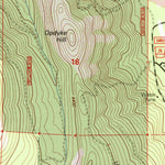 United States Geological Survey Burney Mountain East, CA (1995, 24000-Scale) digital map