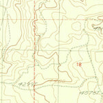 United States Geological Survey Burney Mountain West, CA (1990, 24000-Scale) digital map