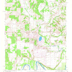 United States Geological Survey Burneyville, OK-TX (1968, 24000-Scale) digital map