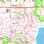 United States Geological Survey Burneyville, OK-TX (1968, 24000-Scale) digital map