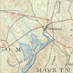 United States Geological Survey Burnham, ME (1926, 62500-Scale) digital map
