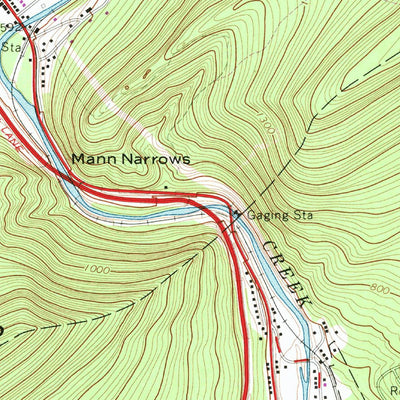 United States Geological Survey Burnham, PA (1966, 24000-Scale) digital map