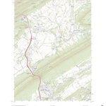 United States Geological Survey Burnham, PA (2023, 24000-Scale) digital map