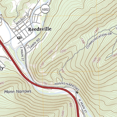 United States Geological Survey Burnham, PA (2023, 24000-Scale) digital map