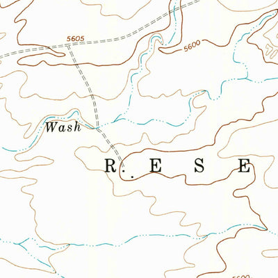 United States Geological Survey Burnham Trading Post, NM (1966, 24000-Scale) digital map