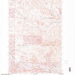 United States Geological Survey Burning Mine Butte, ND (1997, 24000-Scale) digital map