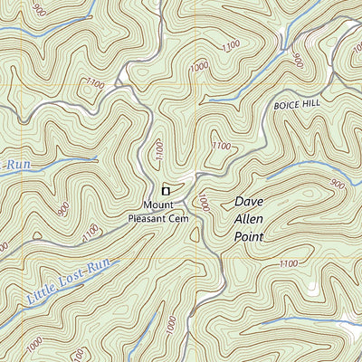 United States Geological Survey Burning Springs, WV (2023, 24000-Scale) digital map
