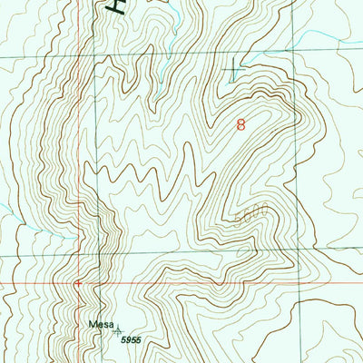 United States Geological Survey Burnout Canyon, UT (1991, 24000-Scale) digital map