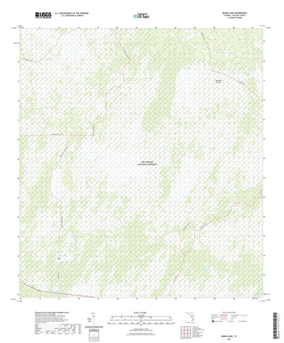 United States Geological Survey Burns Lake, FL (2021, 24000-Scale) digital map