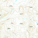 United States Geological Survey Burns Mountain, MT (1952, 24000-Scale) digital map