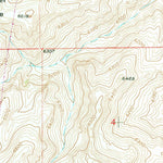 United States Geological Survey Burns Mountain, MT (1952, 24000-Scale) digital map