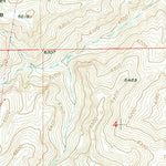 United States Geological Survey Burns Mountain, MT (1952, 24000-Scale) digital map