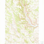 United States Geological Survey Burns NW, OR (1990, 24000-Scale) digital map