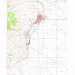 United States Geological Survey Burns, OR (1960, 24000-Scale) digital map