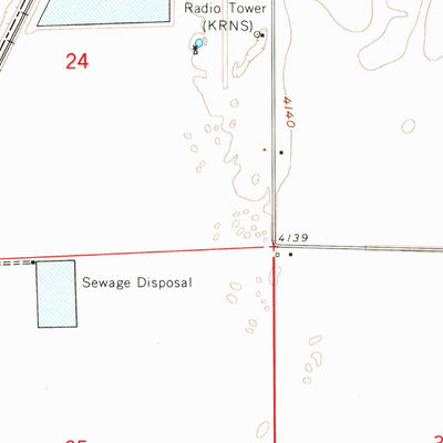 United States Geological Survey Burns, OR (1960, 24000-Scale) digital map
