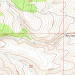 United States Geological Survey Burns, OR (1960, 24000-Scale) digital map