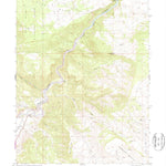 United States Geological Survey Burns South, CO (1972, 24000-Scale) digital map