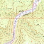 United States Geological Survey Burns South, CO (1972, 24000-Scale) digital map