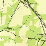 United States Geological Survey Burns, TN (1936, 24000-Scale) digital map