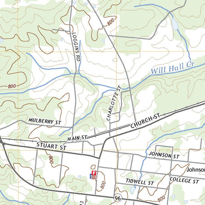 United States Geological Survey Burns, TN (2022, 24000-Scale) digital map