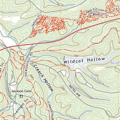 United States Geological Survey Burns, TN (2022, 24000-Scale) digital map