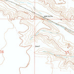 United States Geological Survey Burns, WY (1991, 24000-Scale) digital map