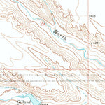 United States Geological Survey Burns, WY (1991, 24000-Scale) digital map