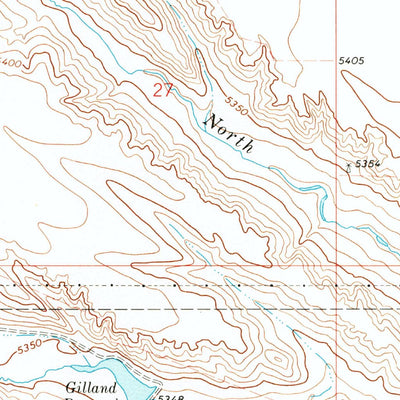 United States Geological Survey Burns, WY (1991, 24000-Scale) digital map
