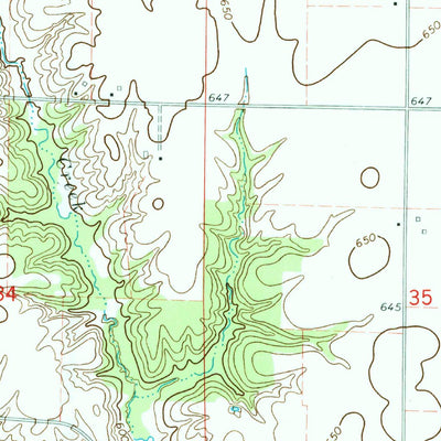 United States Geological Survey Burnside, IL (1964, 24000-Scale) digital map