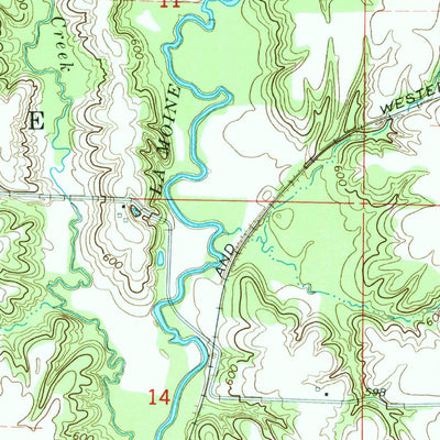 United States Geological Survey Burnside, IL (1964, 24000-Scale) digital map