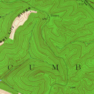 United States Geological Survey Burnside, KY (1954, 24000-Scale) digital map