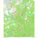 United States Geological Survey Burnside, KY (1965, 24000-Scale) digital map