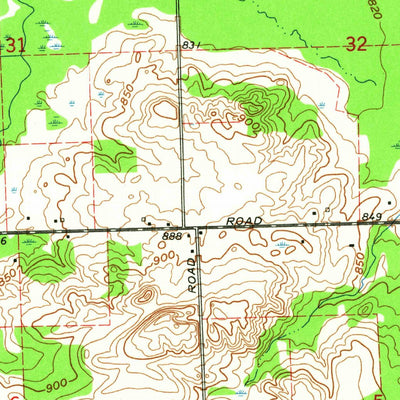 United States Geological Survey Burnside, MI (1963, 24000-Scale) digital map