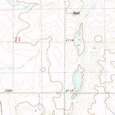 United States Geological Survey Burnstad, ND (1982, 24000-Scale) digital map