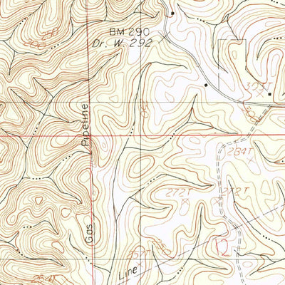 United States Geological Survey Burnsville, AL (1982, 24000-Scale) digital map