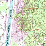 United States Geological Survey Burnsville, MS (1950, 24000-Scale) digital map