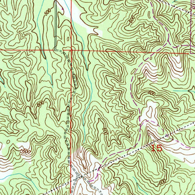 United States Geological Survey Burnsville, MS (1950, 24000-Scale) digital map