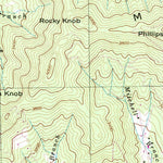 United States Geological Survey Burnsville, NC (1998, 24000-Scale) digital map